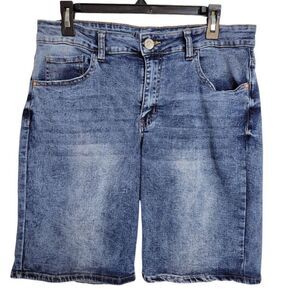 Copperflash Bermuda Mid-Rise Jean Shorts (Size 16)